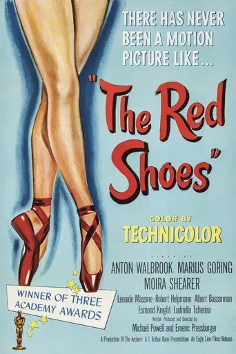 Las zapatillas rojas - Poster