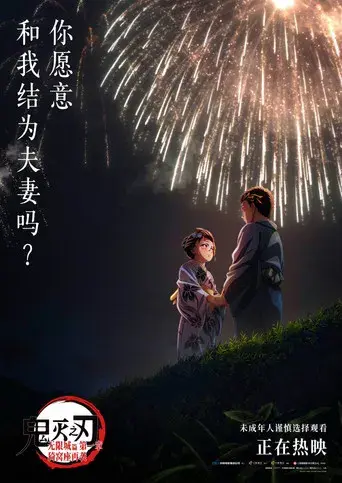 Guardianes de la noche: Kimetsu no Yaiba La fortaleza infinita - Poster