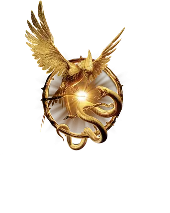 Los Juegos del Hambre: Balada de pájaros cantores y serpientes - Logo