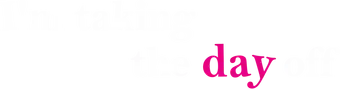 Me tomo el día libre - Logo