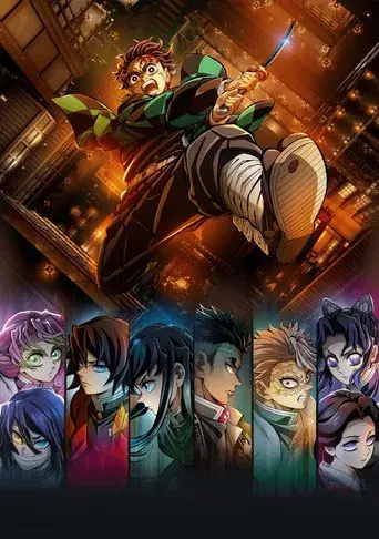 Guardianes de la noche: Kimetsu no Yaiba La fortaleza infinita - Poster