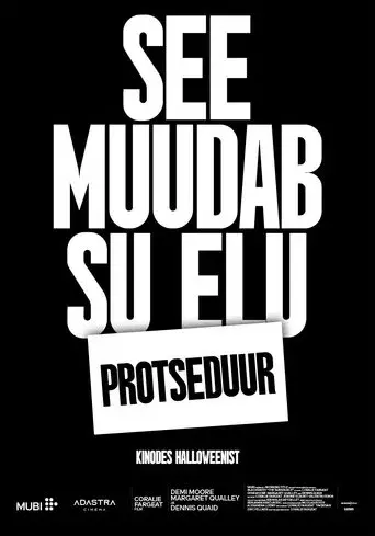 La sustancia - Poster