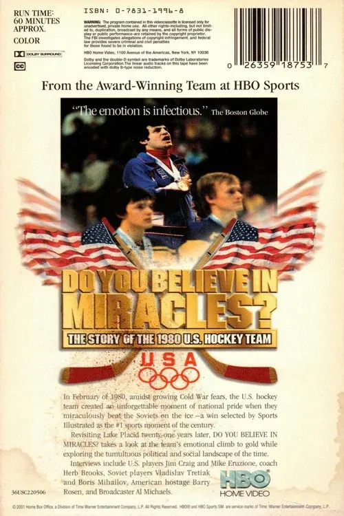 Do You Believe in Miracles? The Story of the 1980 U.S. Hockey Team