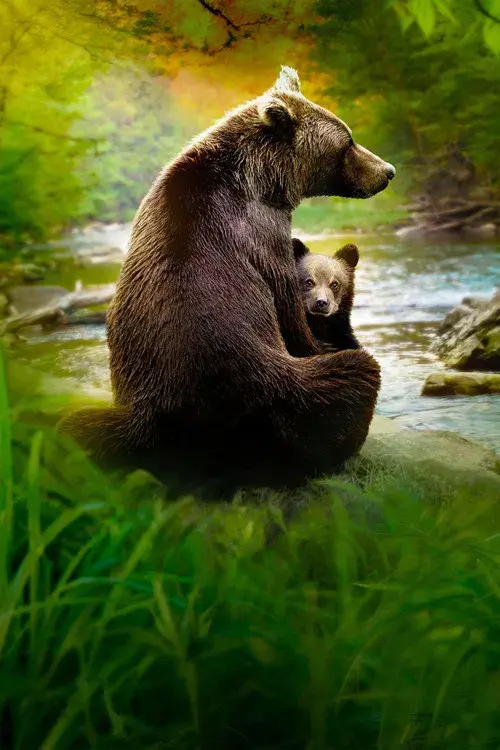 Crecer como animal poster