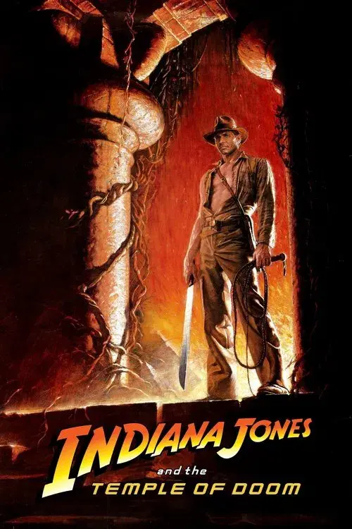 Indiana Jones y el templo maldito poster