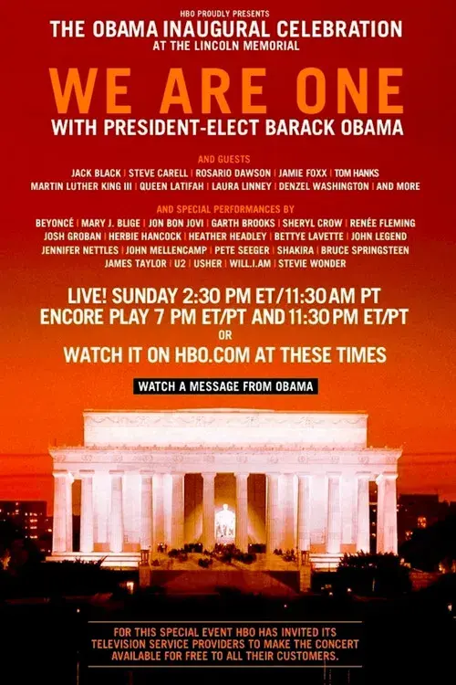 We Are One: The Obama Inaugural Celebration at the Lincoln Memorial