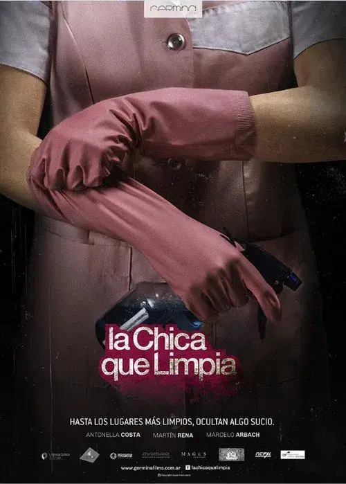 La chica que limpia poster