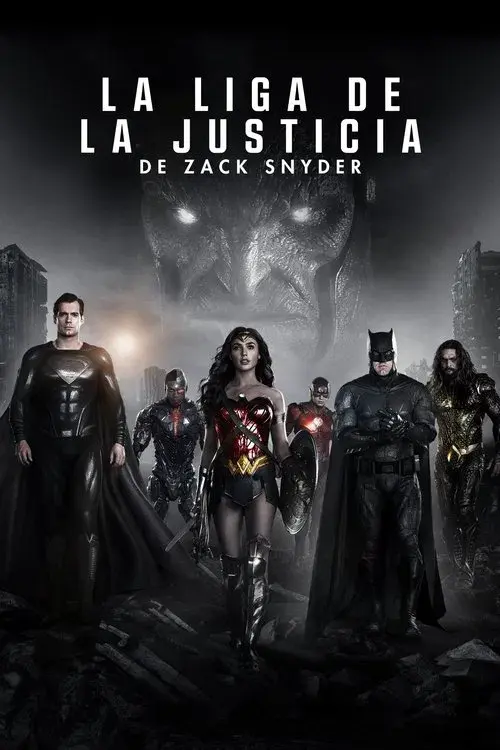 La liga de la justicia de Zack Snyder poster
