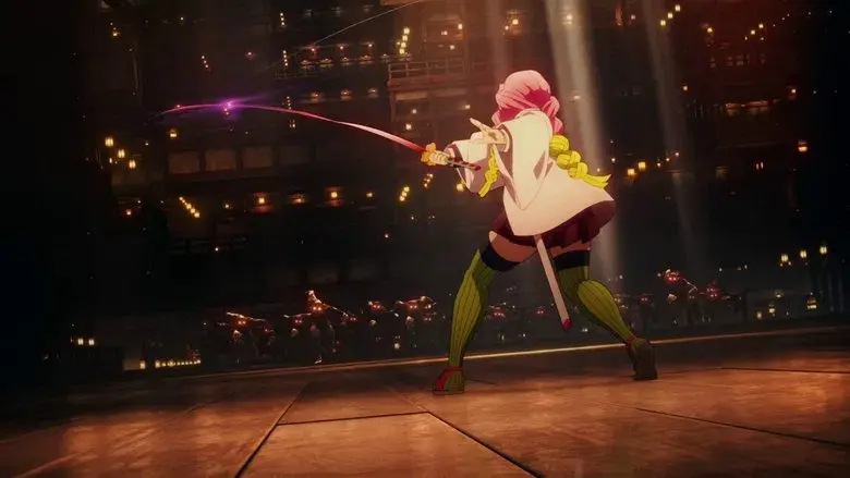 Guardianes de la noche: Kimetsu no Yaiba La fortaleza infinita - Fondo