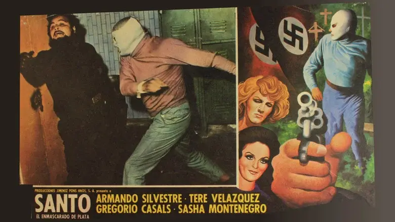 Santo en Anónimo mortal - Fondo