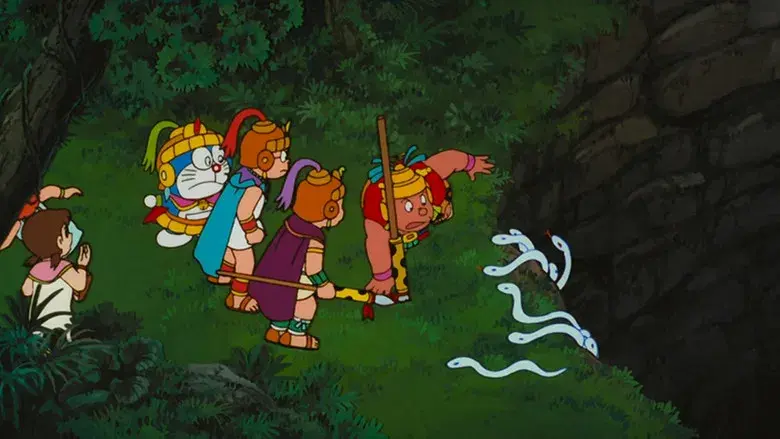 Doraemon y el Imperio Maya - Fondo