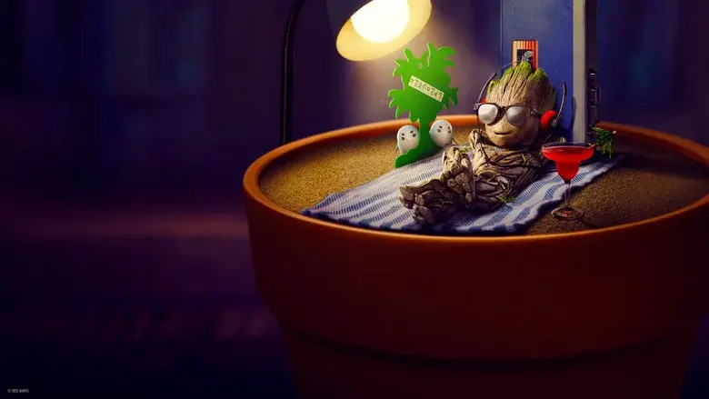 Los primeros pasos de Groot - Fondo