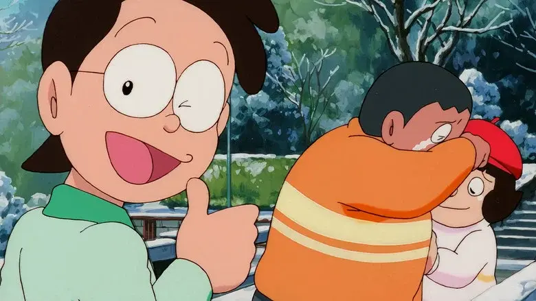 Doraemon: ¡Ánimo, Gigante! ¡Tú puedes! - Fondo
