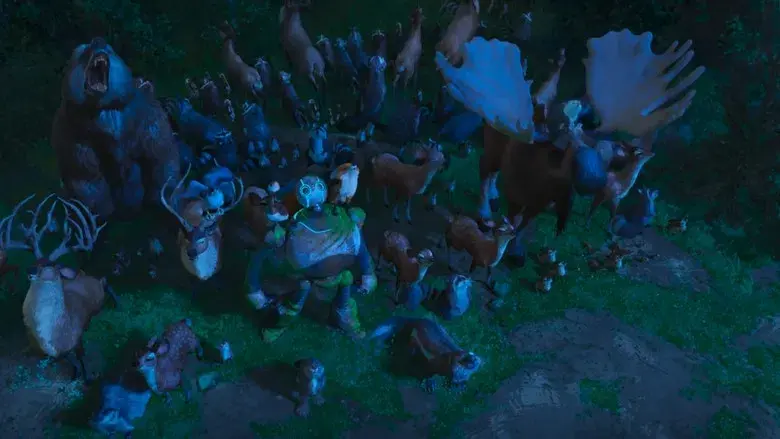 Robot salvaje - Fondo