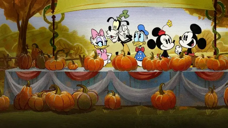 El maravilloso otoño de Mickey Mouse - Fondo