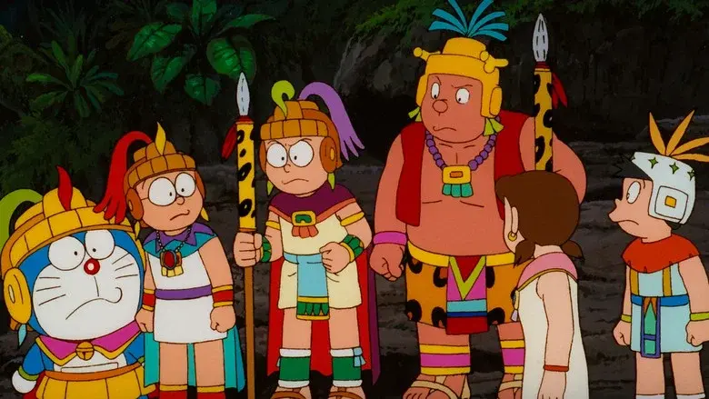Doraemon y el Imperio Maya - Fondo