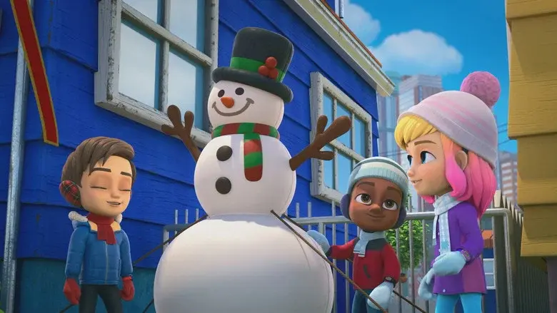 Un día de nieve para la tía May