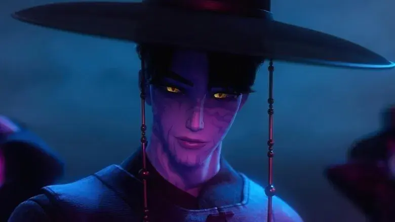 Las guerreras k-pop - Fondo