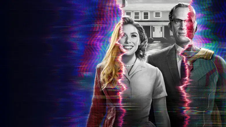 Bruja Escarlata y Visión - Fondo