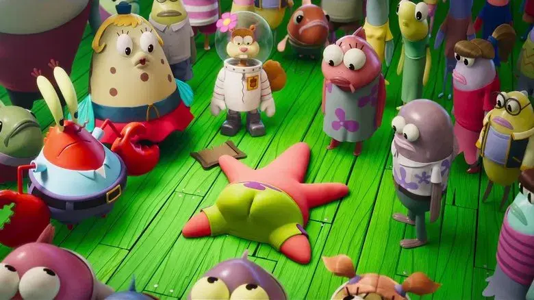 Bob Esponja: Una aventura pirata - Fondo