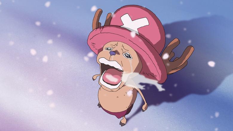 One Piece: La saga de Chopper -  El Milagro del Cerezo Florecido en Invierno - Fondo