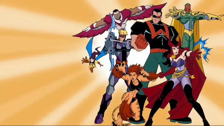 The Avengers: United They Stand - Fondo