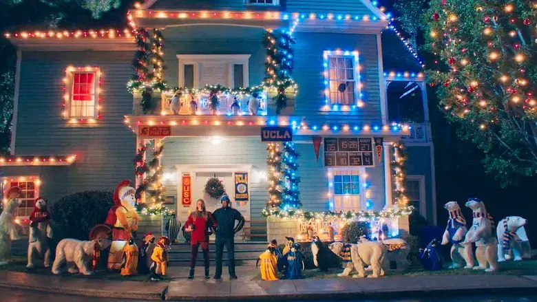 Navidad en Candy Cane Lane - Fondo