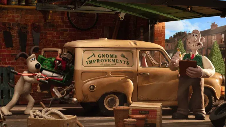 Wallace y Gromit: La venganza se sirve con plumas - Fondo