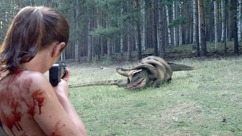 Mandíbulas contra Anaconda - Fondo