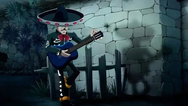 La Leyenda del Charro Negro - Fondo