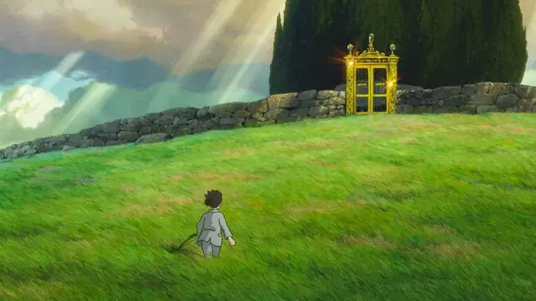 El chico y la garza - Fondo