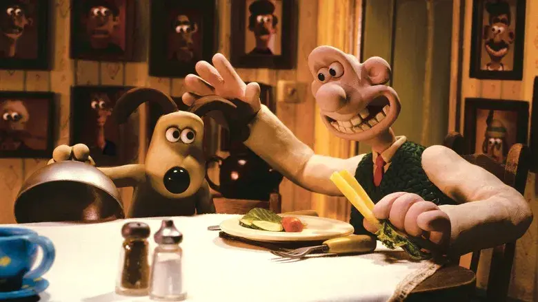 Wallace y Gromit: La maldición de las verduras - Fondo