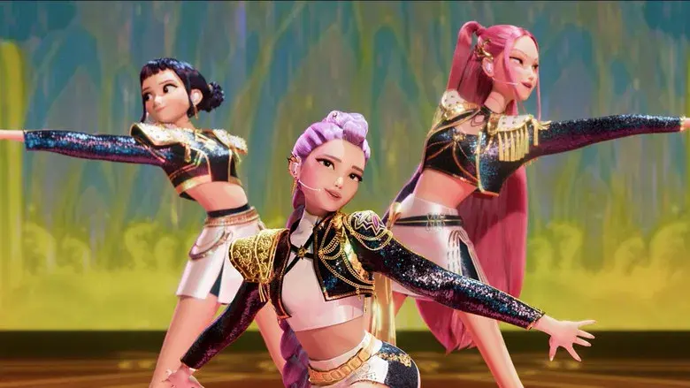 Las guerreras k-pop - Fondo