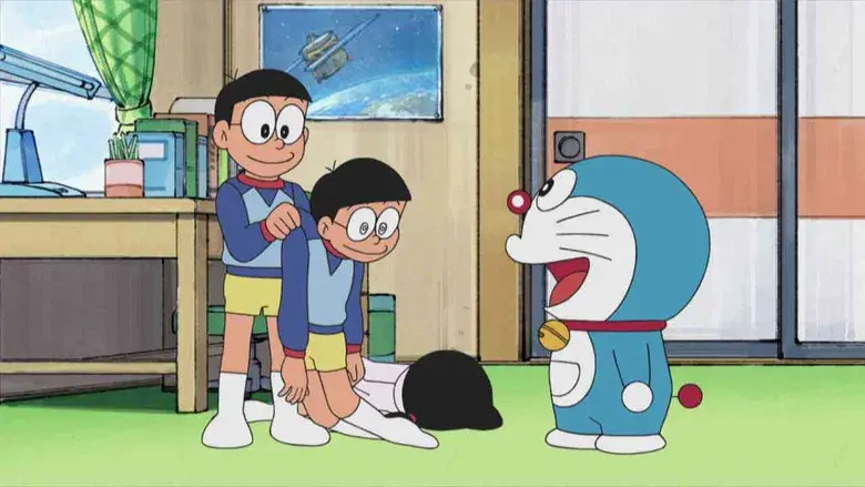 Nobita se convierte en Shizuka