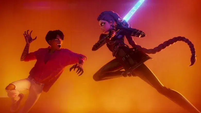 Las guerreras k-pop - Fondo