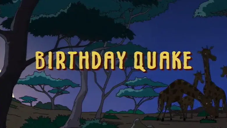 Cumpleaños con terremoto