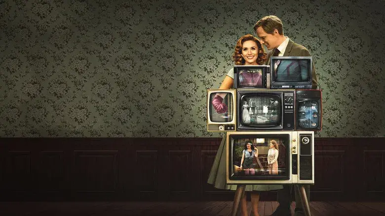 Bruja Escarlata y Visión - Fondo