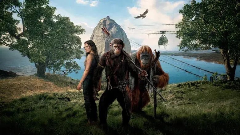 El reino del planeta de los simios - Fondo