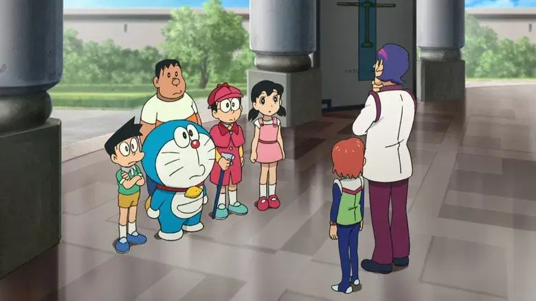 Doraemon y Nobita Holmes en el misterioso museo del futuro - Fondo
