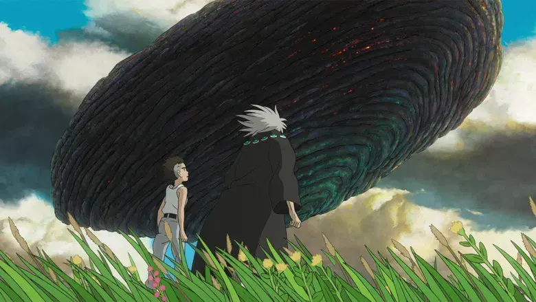 El chico y la garza - Fondo