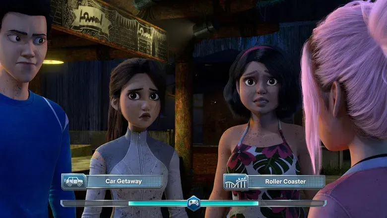 Jurassic World: Campamento Cretácico: Aventura secreta - Fondo