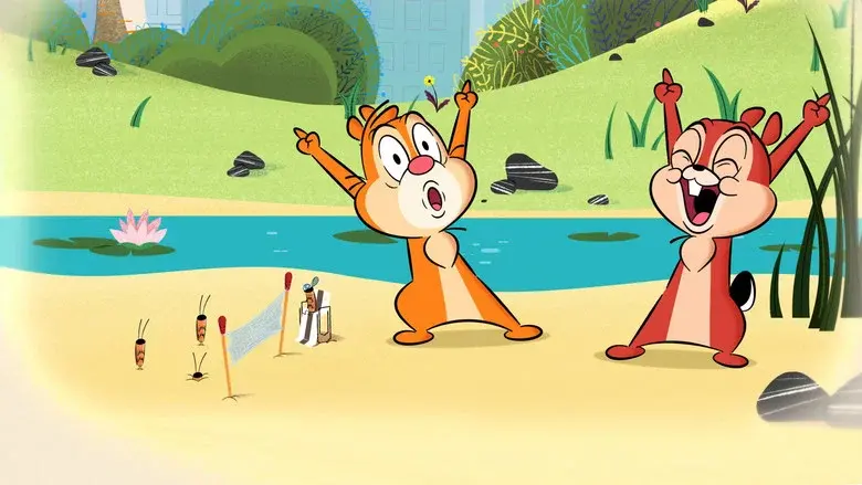 Chip y Chop: Vida en el parque - Fondo