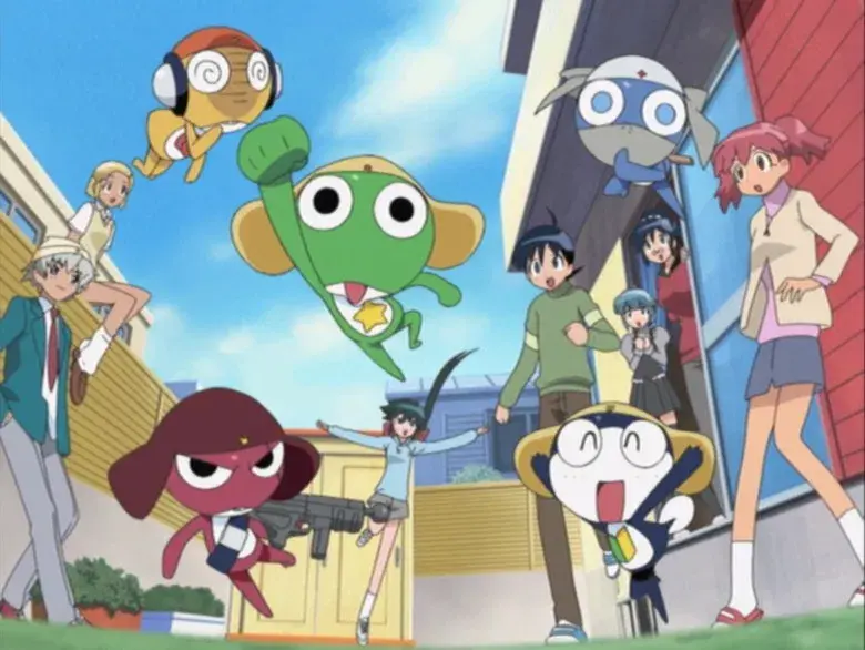 ¡La tropa Keroro se retira! ¡Adiós, Pokopen! ¡A la orden!