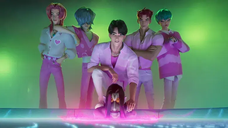 Las guerreras k-pop - Fondo