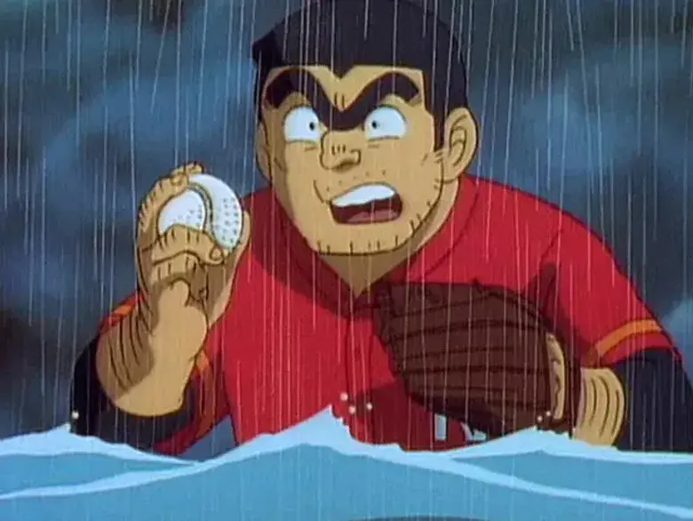 Un tormentoso partido de béisbol