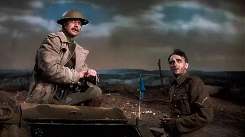 Vida y muerte del Coronel Blimp - Fondo