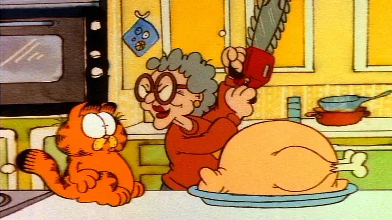 Garfield's Thanksgiving - Fondo