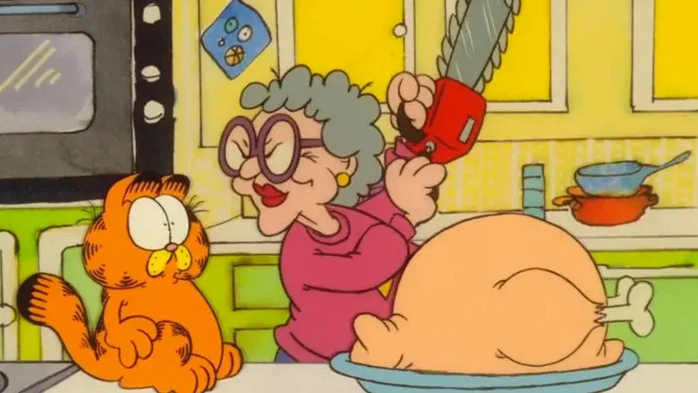 Garfield's Thanksgiving - Fondo