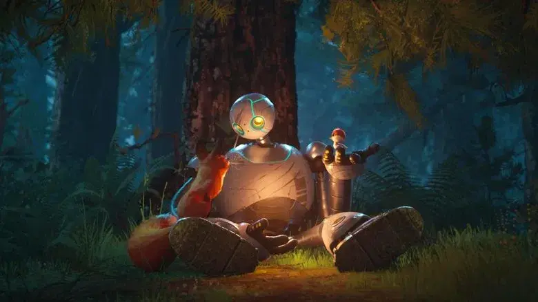 Robot salvaje - Fondo