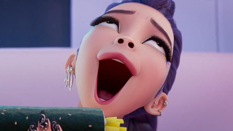 Las guerreras k-pop - Fondo